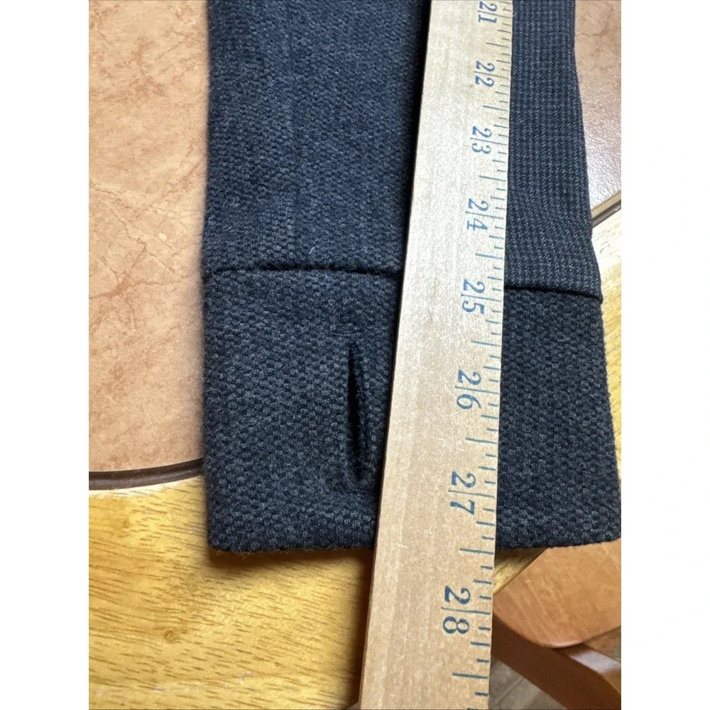Craft Atlantic Men's Sweater Sz Large Gray Wool Blend Italy Made Zip Pockets‎